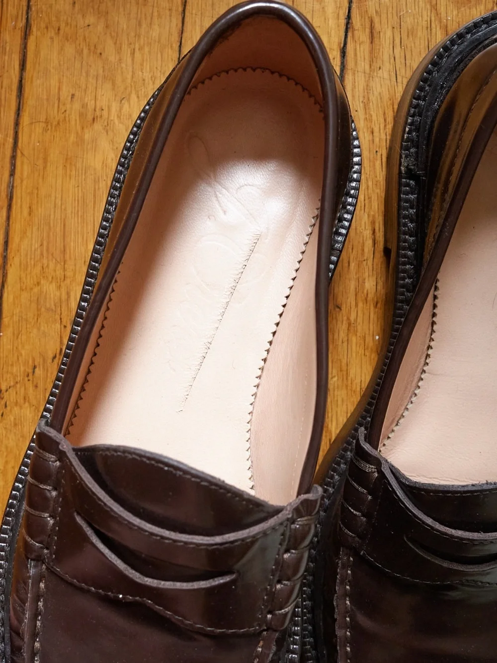 J Crew Women’s Penny Loafers in Dark Brown - Picture 4 of 6